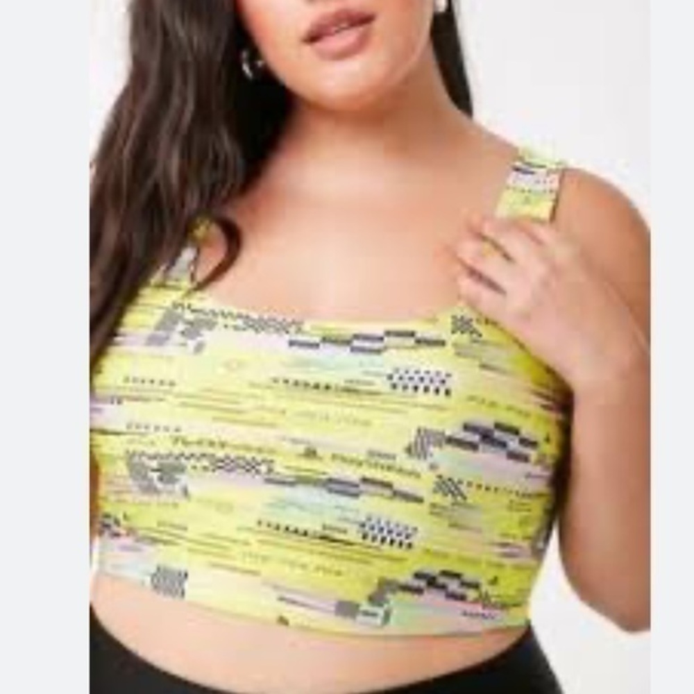 FOREVER 21 Plus Size PlayStation Crop top size 2X